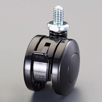 50mmキャスタ- ツインホイ-ル･U3/8x16ネジ