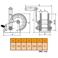 545kg ハンドウインチ ステンレス製_選択画像02