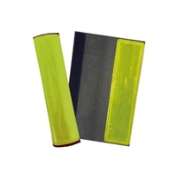 200x130mmフルハ-ネス用反射ベルト 黄/2枚