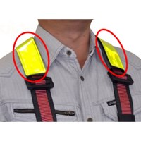 200x130mmフルハ-ネス用反射ベルト 橙/2枚_選択画像03