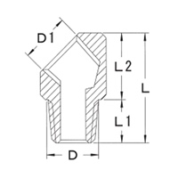 R 1/4xRc1/4/45゜ エルボ_選択画像03