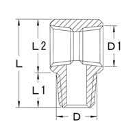 R3/8 inxRc1/4 inティーズ_選択画像03