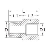 R 1/4xG 3/8 中間ニップルソケット_選択画像03