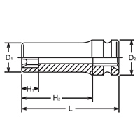 1/2DR/E20 Torxディープインパクトソケット_選択画像03