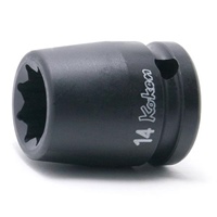 1/2DR/27mmインパクト八角ソケット(2重4角)