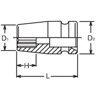 3/4DRx33mm インパクトソケット(十二角)_選択画像04