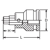 3/4DRx19mm [INHEX]インパクトソケット_選択画像04