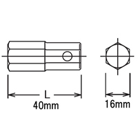 17mm[EA164EH/FH用] [HEX]ビット_選択画像02