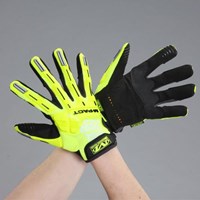 [Ｓ]手袋・メカニック(合成革/蛍光イエロ-)