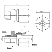 R 1/4x 12 mm リングジョイント_選択画像04