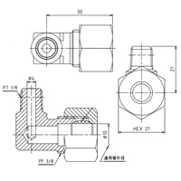 R 1/8x 10 mm リングジョイント(エルボ)_選択画像04