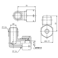 R 1/4x6.35mm リングジョイント(エルボ)_選択画像04