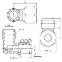 R 3/8x9.53mm リングジョイント(エルボ)_選択画像04