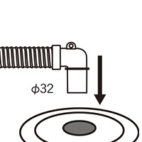 0.5m 洗濯機用排水ホース(L型)_選択画像02