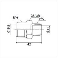 R3/4xR3/8異径ニップル(ステンレス製)_選択画像02