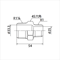 R1･1/4xR1異径ニップル(ステンレス製)_選択画像02