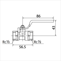 Rc　1/2 ボールバルブ(真鍮製)_選択画像02