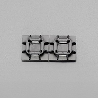 19.1x19.1mm結束バンド用ベース粘着付100個