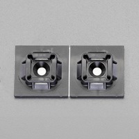 28.4x28.4mm結束バンド用ベース粘着付100個