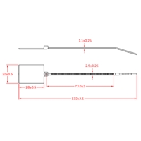 130x2.5mm/28x20mm マーカーバンド(100本)_選択画像04