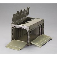 531x368x334mm/50L折畳コンテナ(OD/蓋･窓付