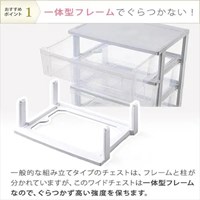 309x380x590mm 引き出し式収納ケース(3段)_選択画像04