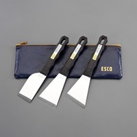 3本組スクレーパーセット(ステンレス製)