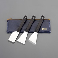 3本組スクレーパーセット(ステンレス製)