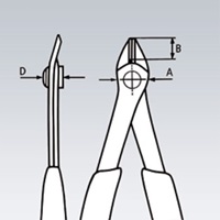 125mm精密ニッパー・絶縁グリップ付/SUS_選択画像04