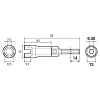 Ｍ６ 蝶ねじソケット_選択画像04