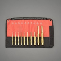 １０本組 ピンポンチ(真鍮製)