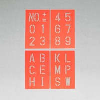 マーキングプレートセット(文字高100mm)