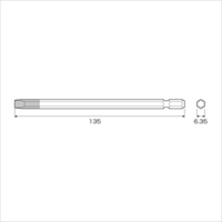 6.0x0.9x135mm [-]ビット(打撃可)_選択画像03
