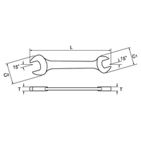 3.2x4mm/ 82mm 両方スパナ(ミニ)_選択画像02