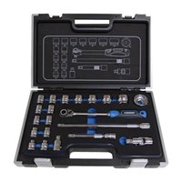 1/2DR 21個組ショートソケットレンチセット