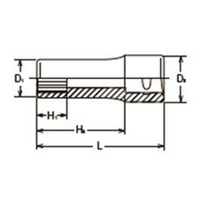 1/4DR/1/2航空規格 ディープソケット inch_選択画像04