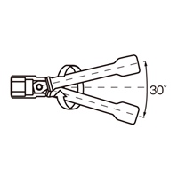 3/8DRx300mmエクステンションバー スイベル_選択画像02