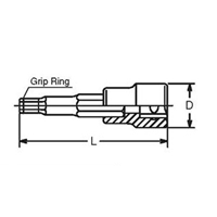 3/8DR/5x62mm[HEX]ビットソケット_選択画像03