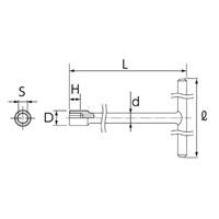 14x250mm Ｔ型レンチ_選択画像03