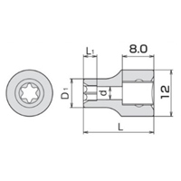 1/4DR/E4 [Torx]ソケット_選択画像04