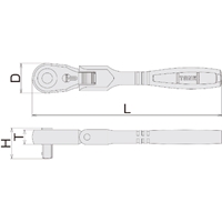 3/8DRx327mm ラチェットハンドル(首振)_選択画像04
