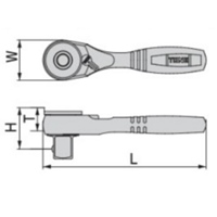 1/2DR/110mm ショートラチェットハンドル_選択画像04