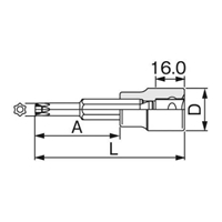 1/2DR/T60[Torx]ビットソケット イジリ止付_選択画像04