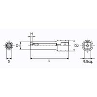 3/8DRx10mm[マグネット付]ディープソケット_選択画像04