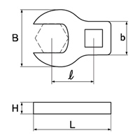 1/4DRx 13mm クロウフットレンチ_選択画像02