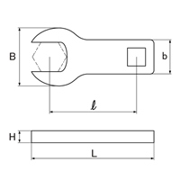 3/8DRx13mm クロウフットレンチ(ロング)_選択画像03