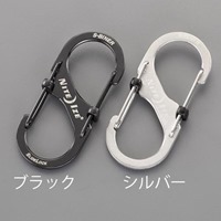 50x22Ｓカンスナップフックロック付/black