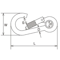 61x 6mm スナップフック(スレンレス製)_選択画像04