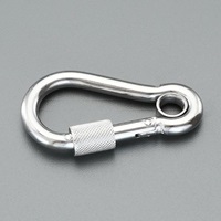 80x 8mm スナップフック(スレンレス製)