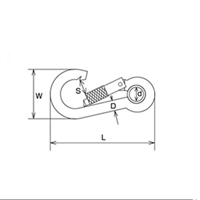 102x10mm スナップフック(スレンレス製)_選択画像04